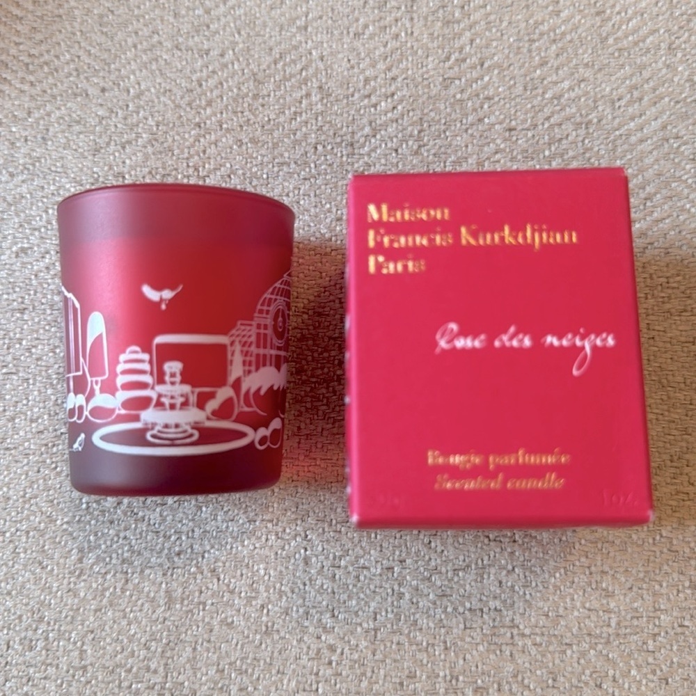 Maison Francis Kurkdjian MFK Rose des Neiges Mini Candle